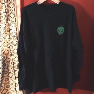 We Out Here Alien RipnDip Long Sleeve Shirt